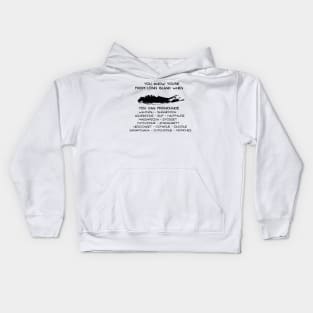 Long Island Town Names (Light Colors) Kids Hoodie